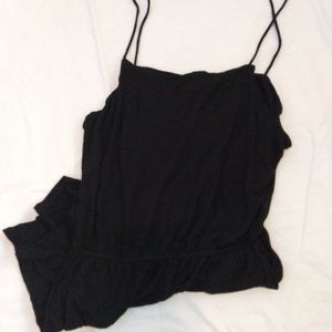 ✰ H&M black shorts romper ✰